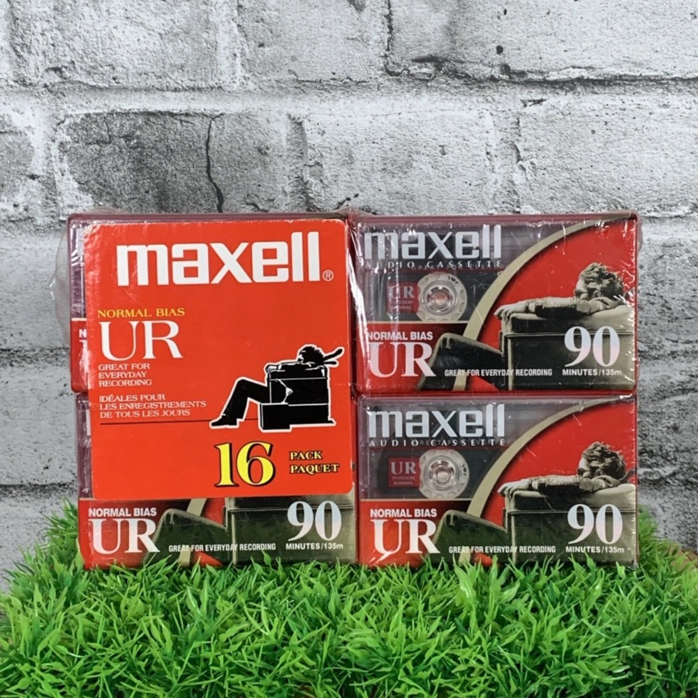 Maxell Audio Cassette Tapes 16-Pack